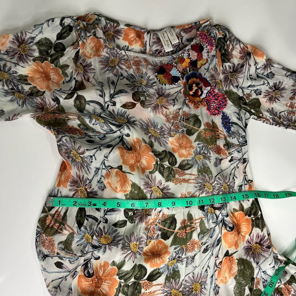 Anthropologie Floral Midi Dress - Multicolor - Picture 6 of 15
